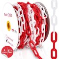 Pyle 8Mm Plastic Chain (Red&White Color) PCHN32